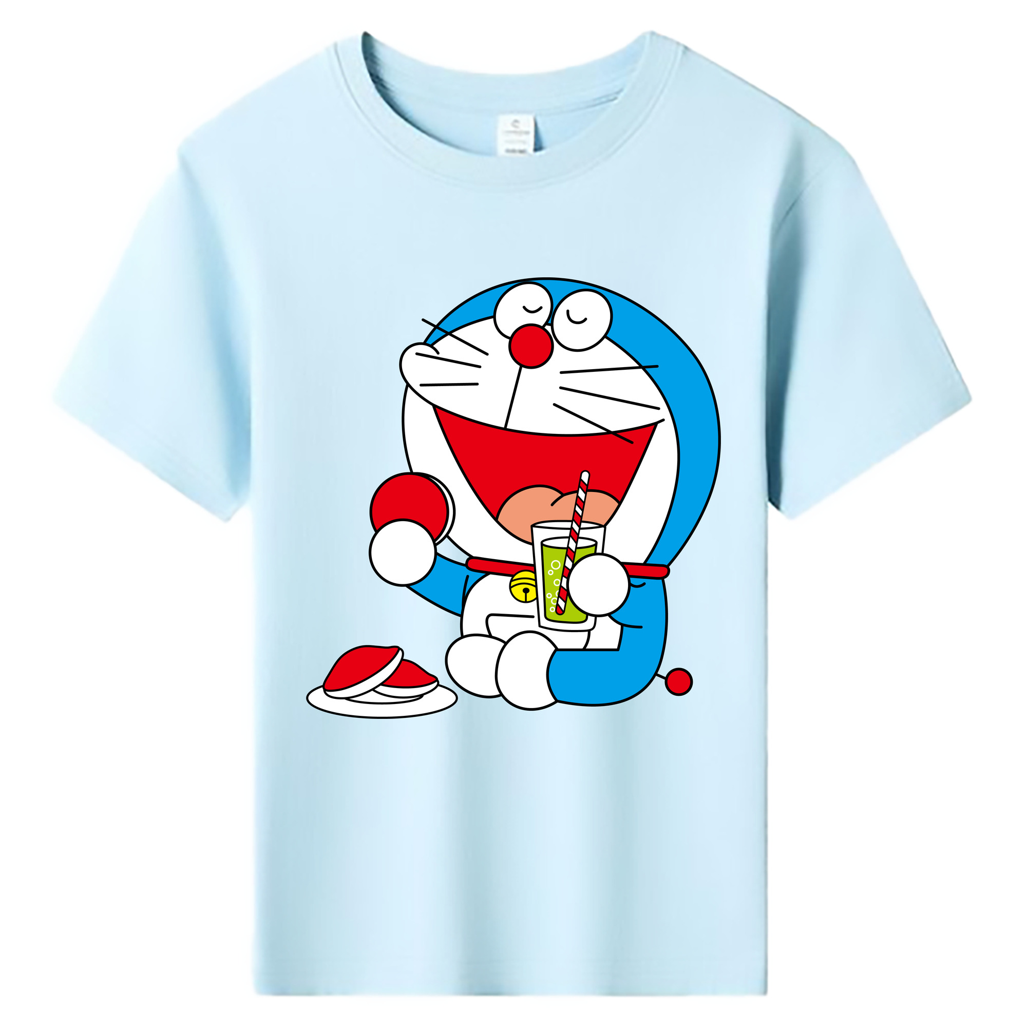 （画像用） ドラえもん Doraemon 綿100％キッズTシャツ（フロントプリント）